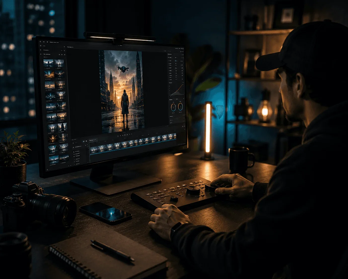 Illustrative cinematic explainer videos concept