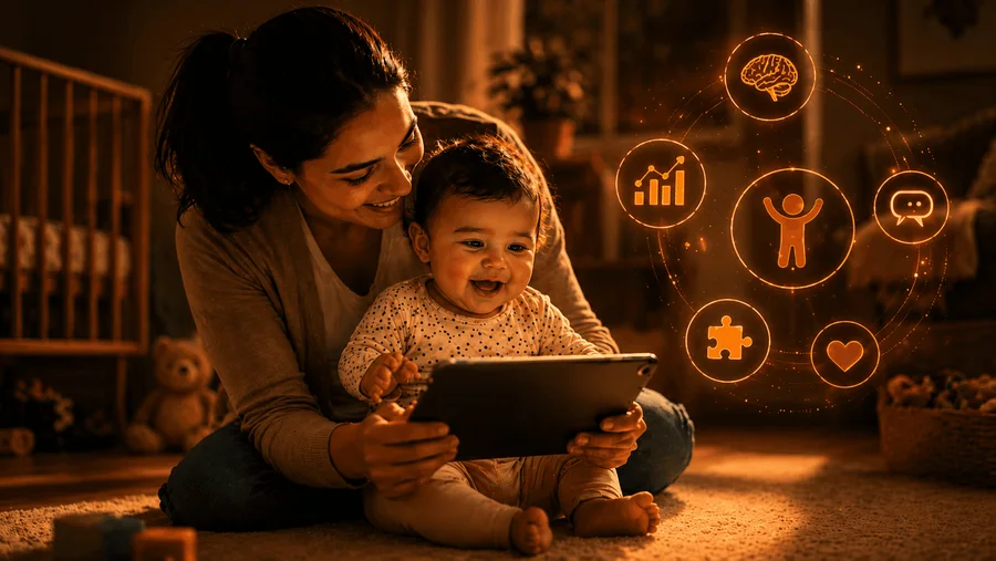 Illustrative NIH Baby Toolbox project artwork; not an application screenshot.